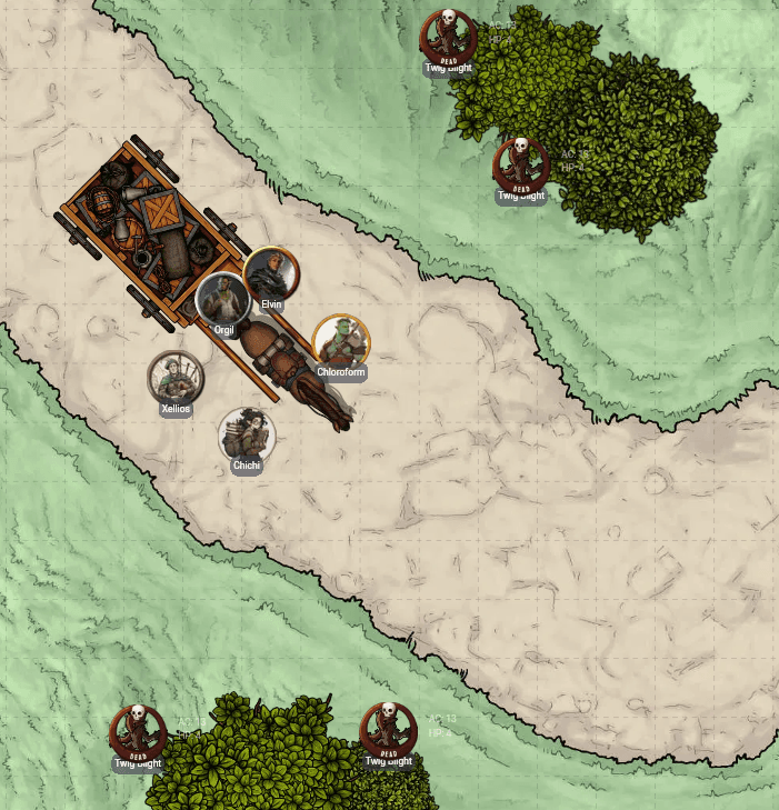 Encounter during caravan